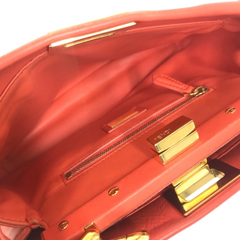 Pink Leather Fendi Handbag