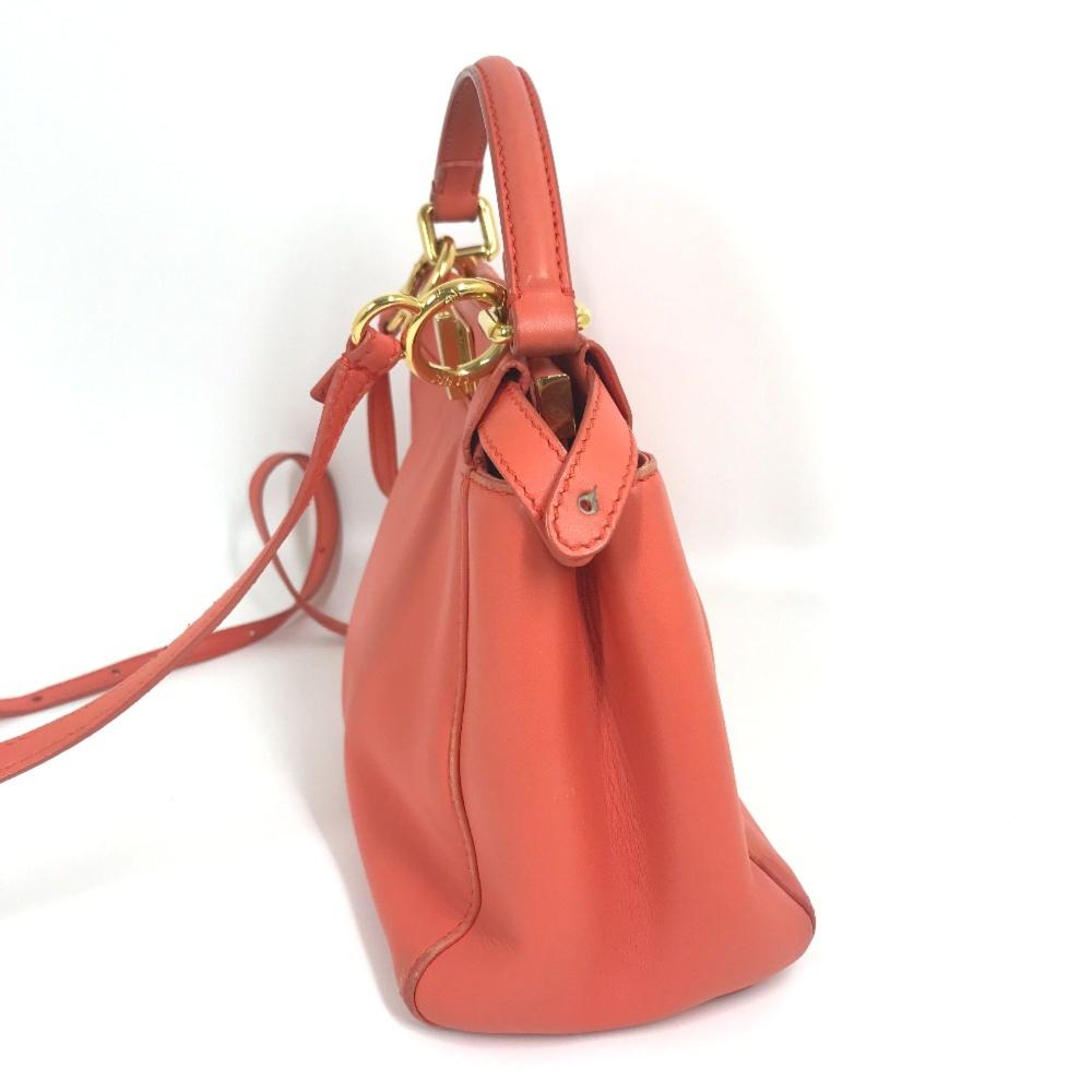 Pink Leather Fendi Handbag