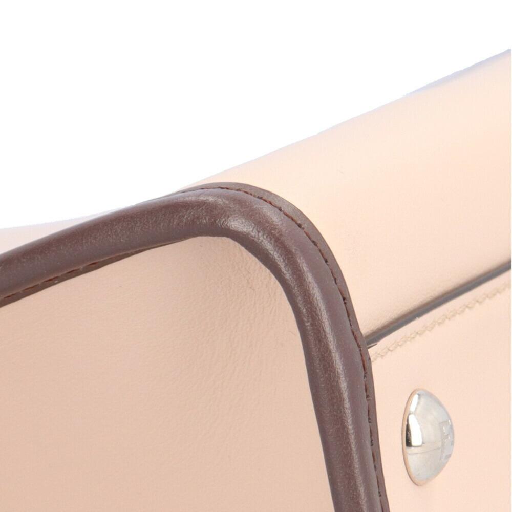 Pink Leather Fendi Handbag