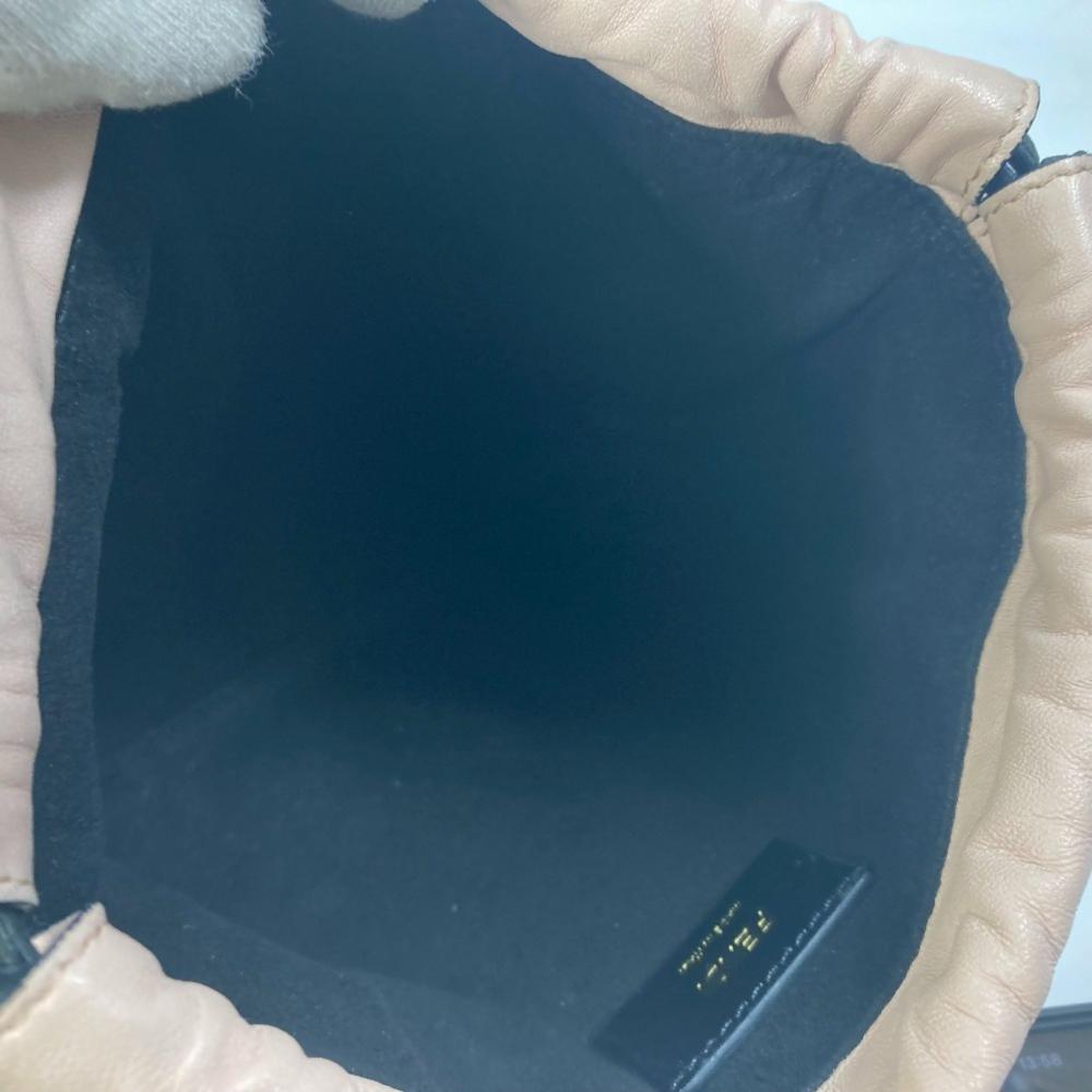 Pink Leather Fendi Shoulder Bag