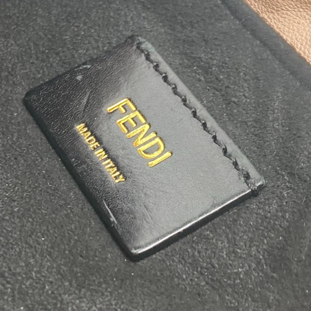 Pink Leather Fendi Shoulder Bag