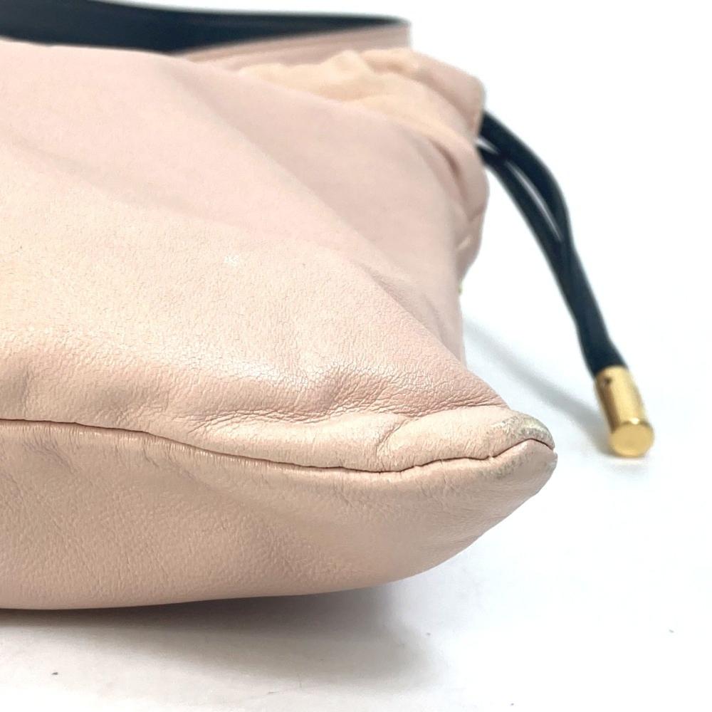 Pink Leather Fendi Shoulder Bag