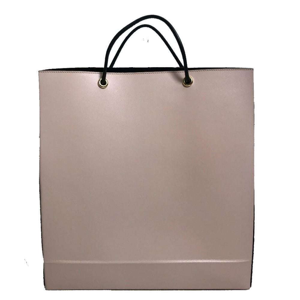 Pink Leather Fendi Tote
