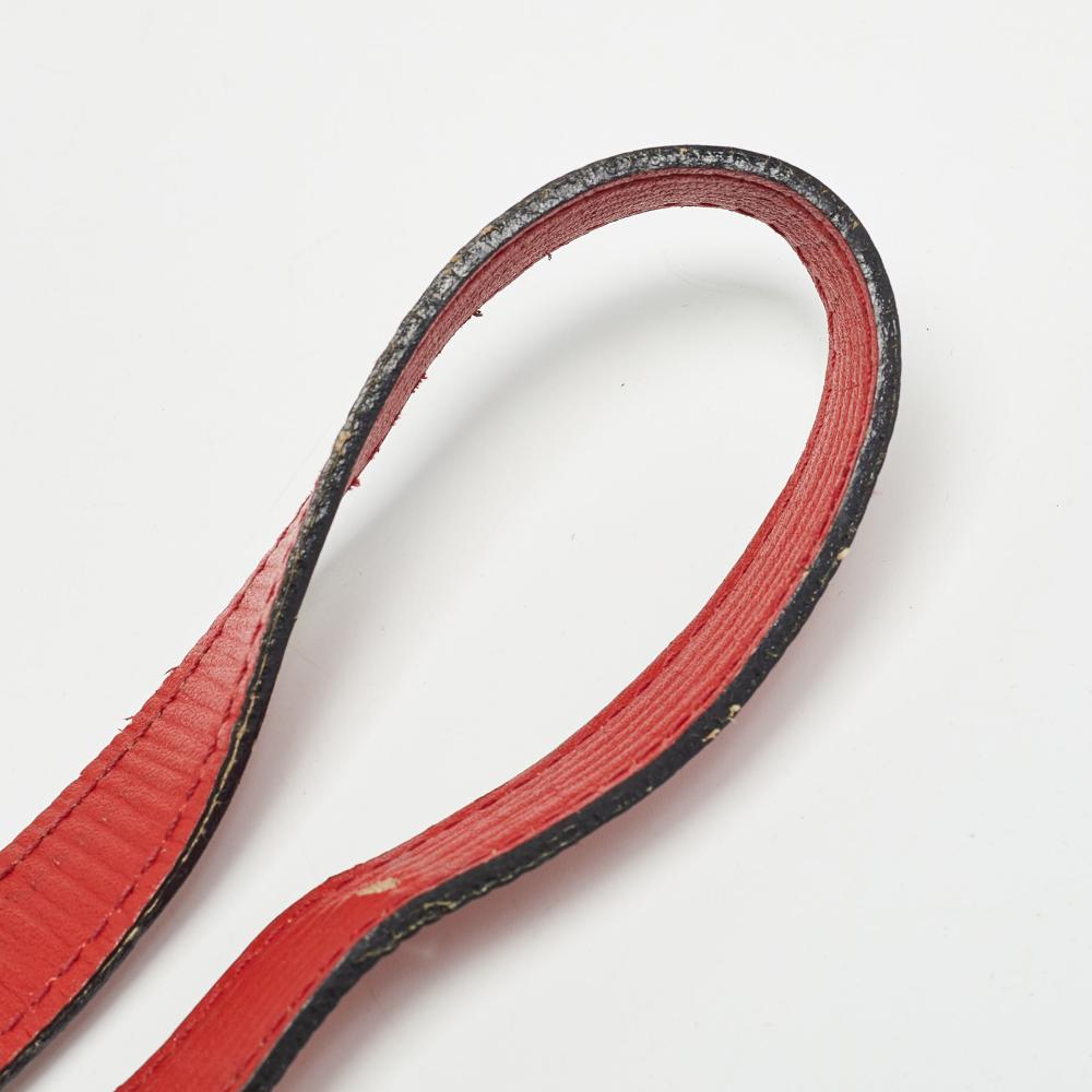 Red Canvas Fendi Crossbody Bag