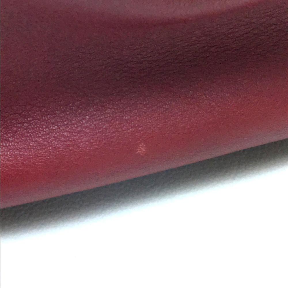 Red Leather Fendi Handbag