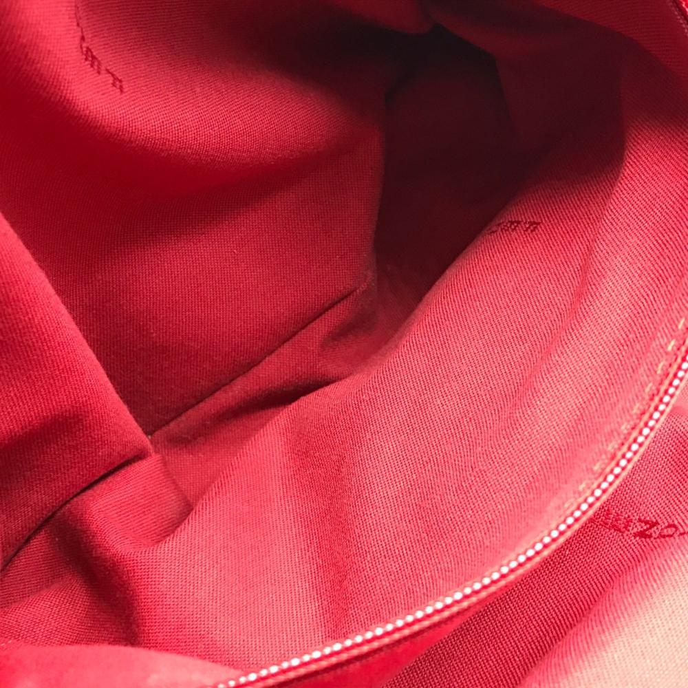 Red Leather Fendi Shoulder Bag
