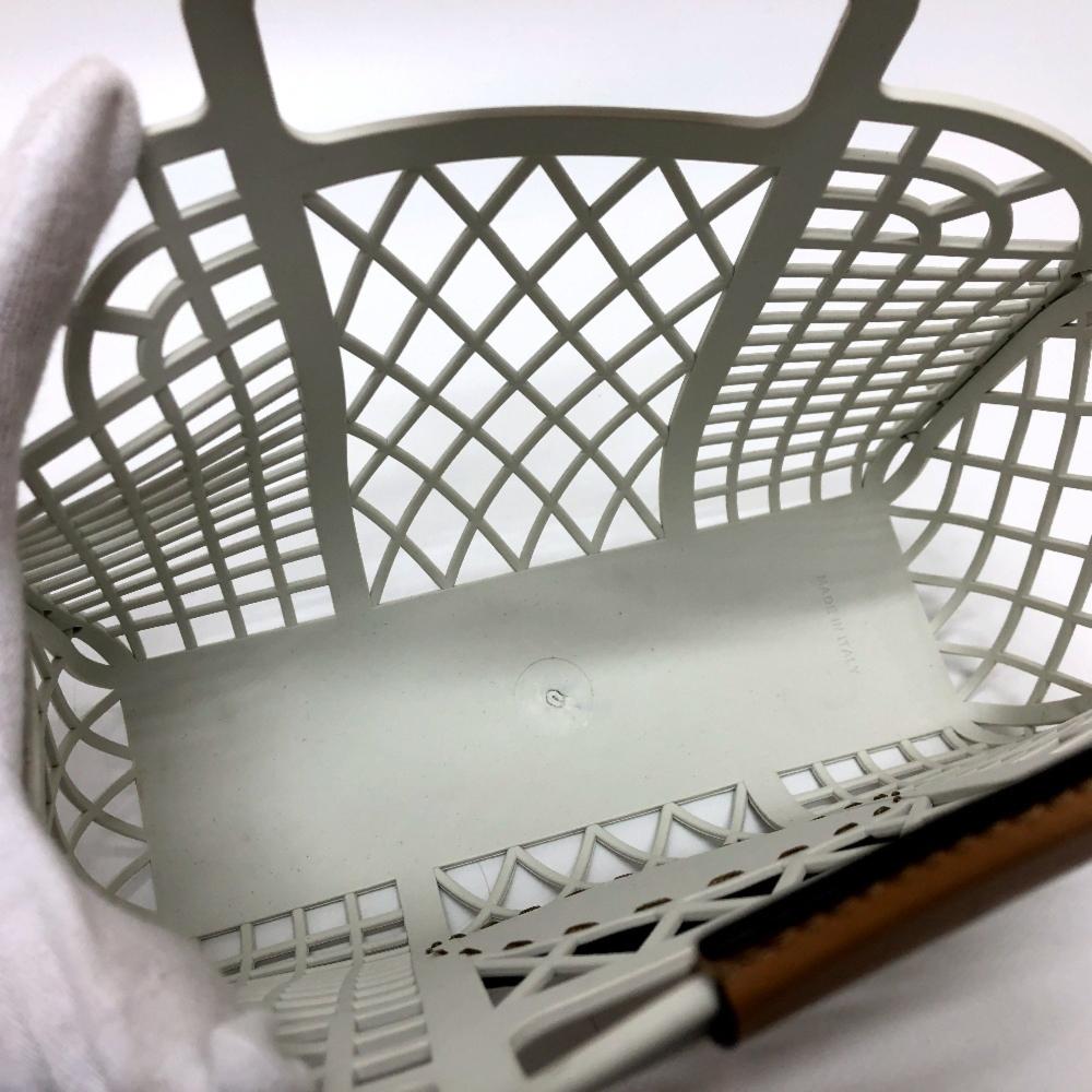 White Canvas Fendi Handbag