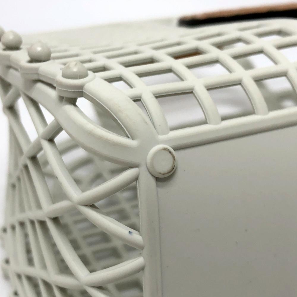 White Canvas Fendi Handbag
