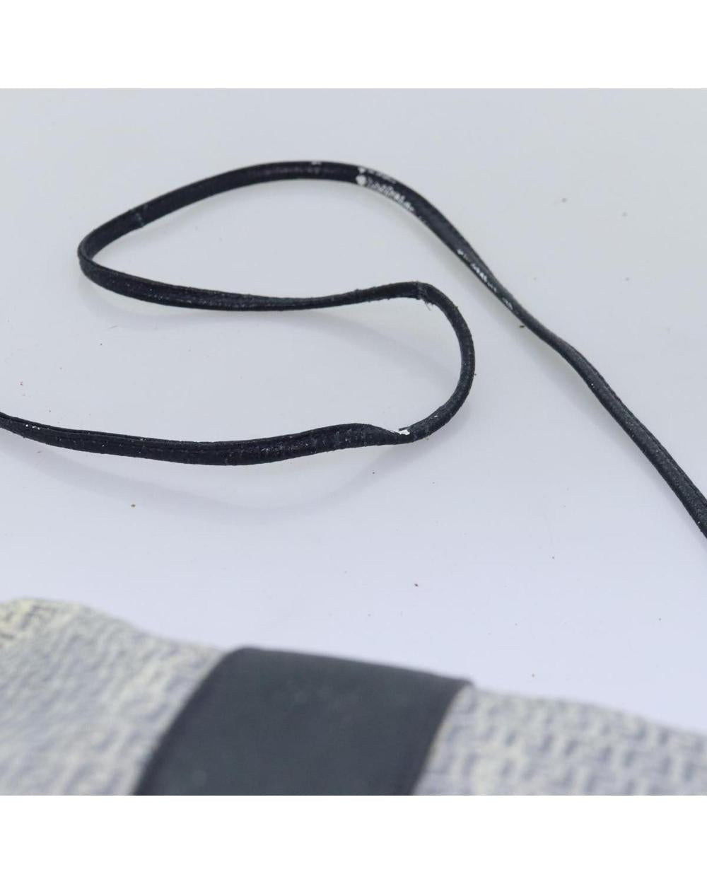 White Canvas Fendi Shoulder Bag