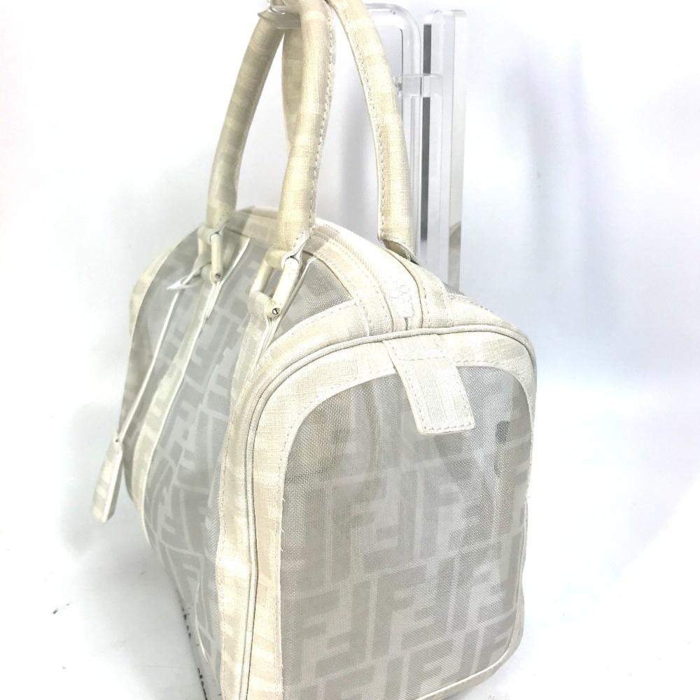 White Leather Fendi Handbag