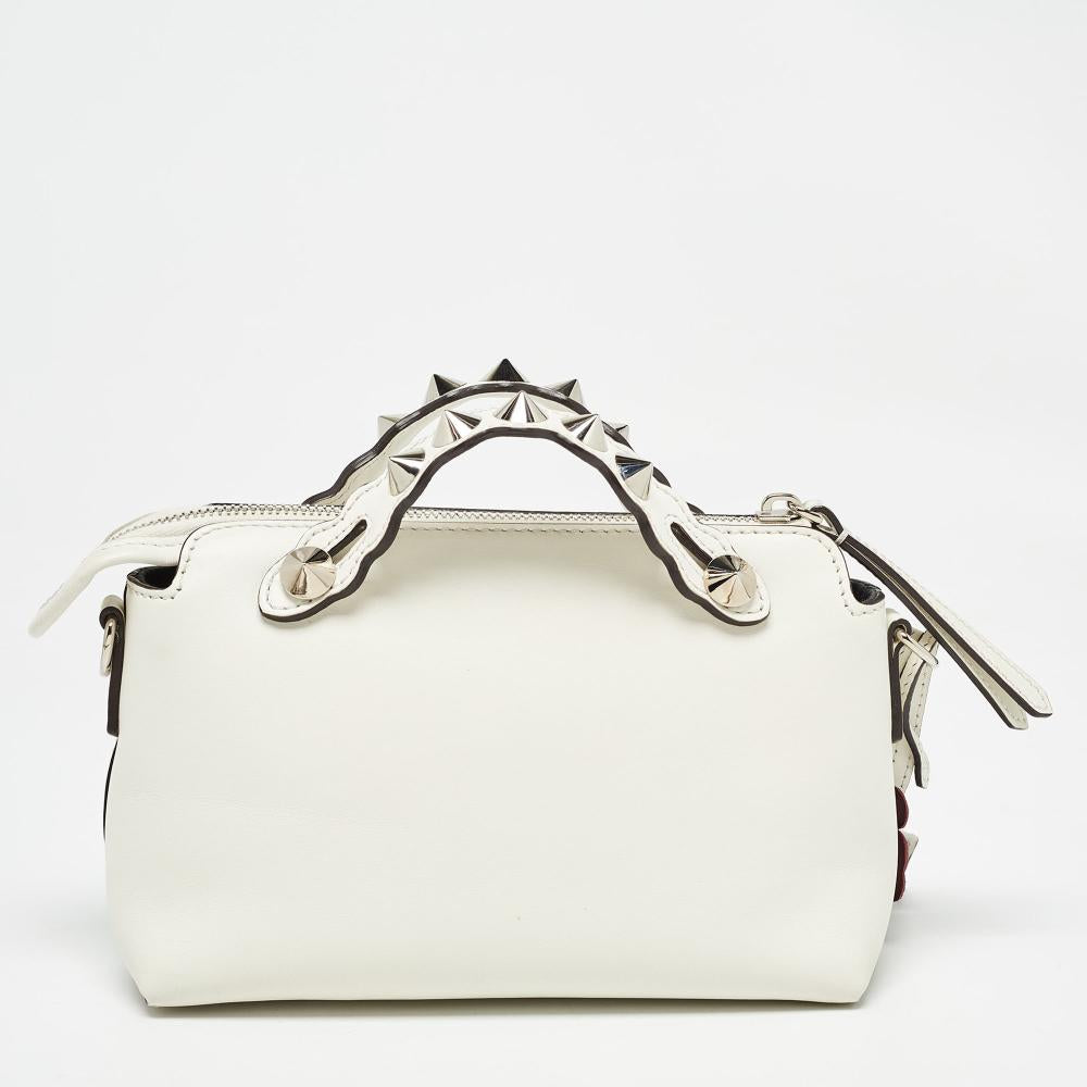 White Leather Fendi By The Way