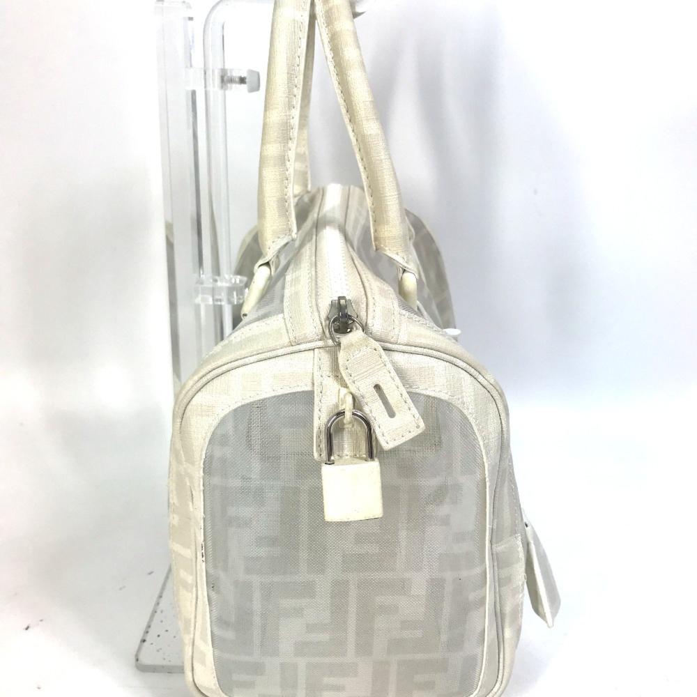 White Leather Fendi Handbag