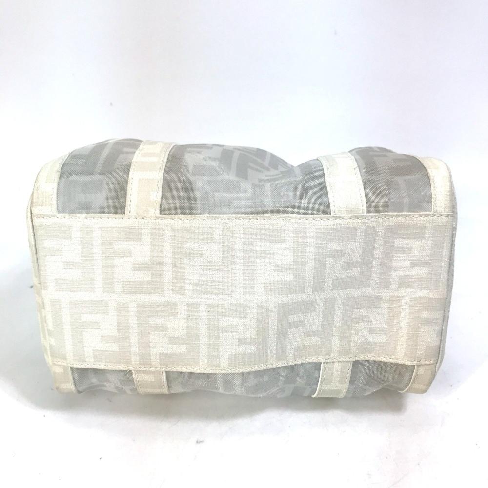 White Leather Fendi Handbag