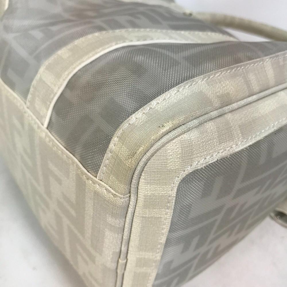 White Leather Fendi Handbag