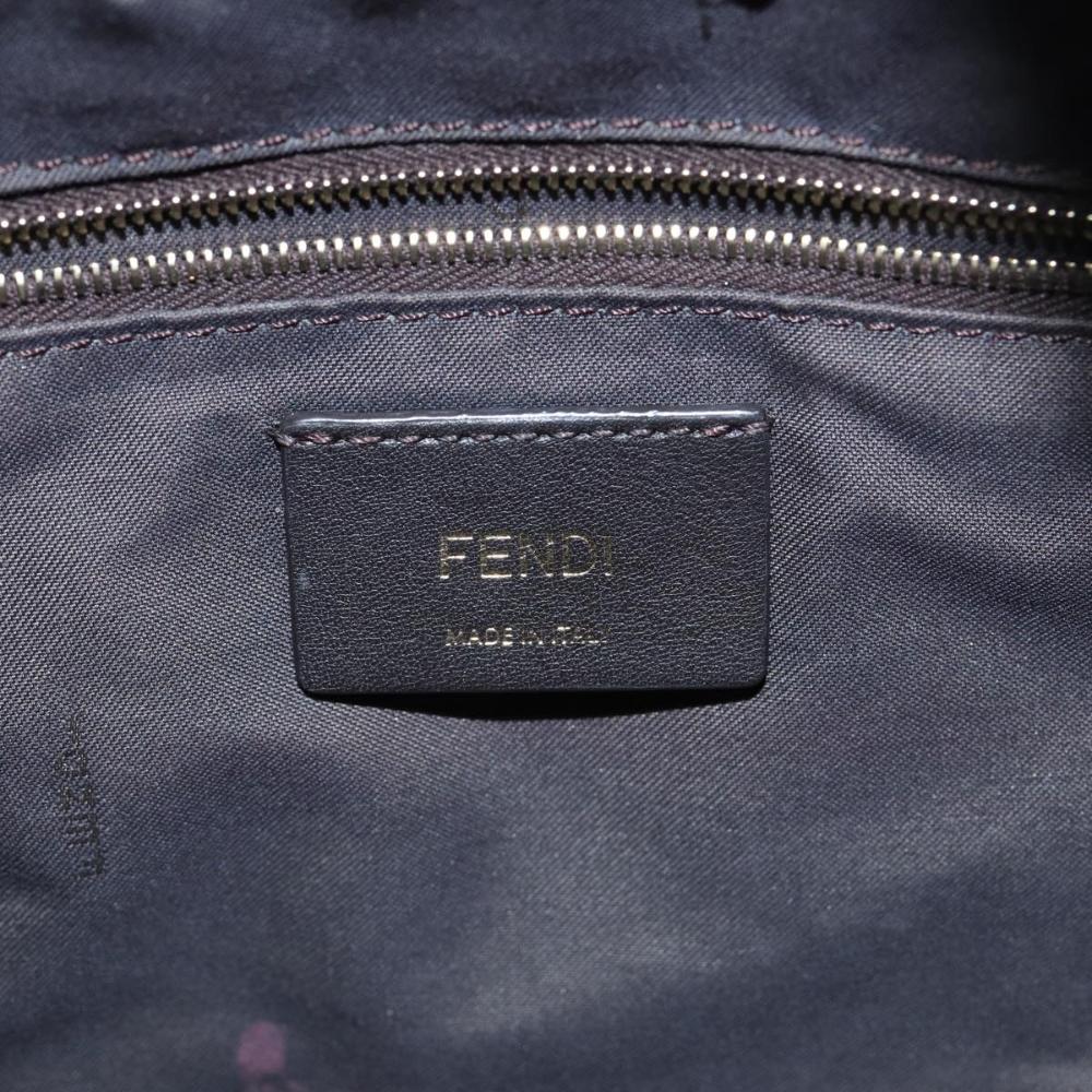 White Leather Fendi Handbag