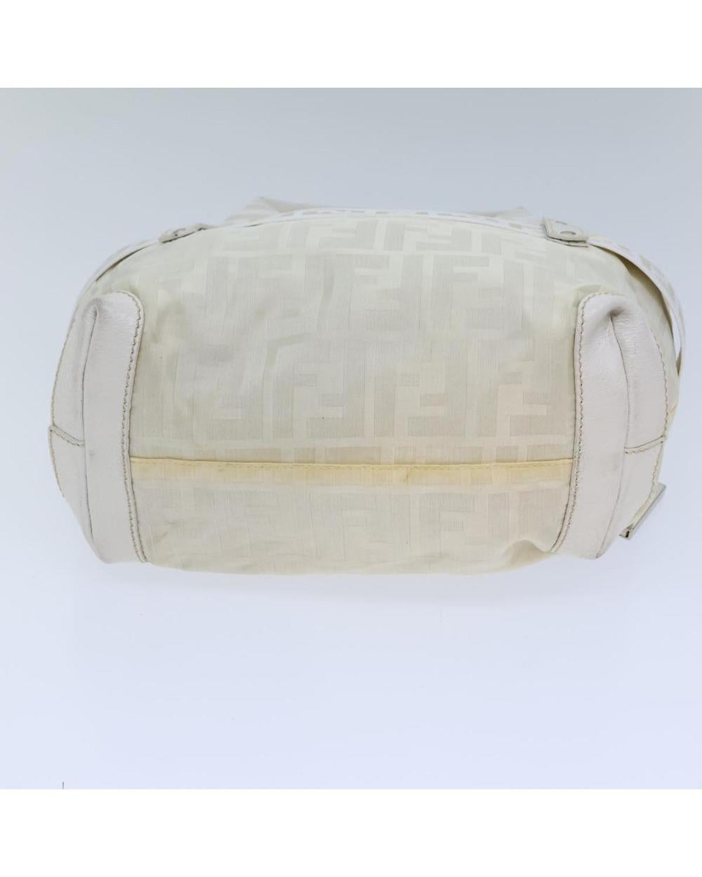 White Nylon Fendi Baguette