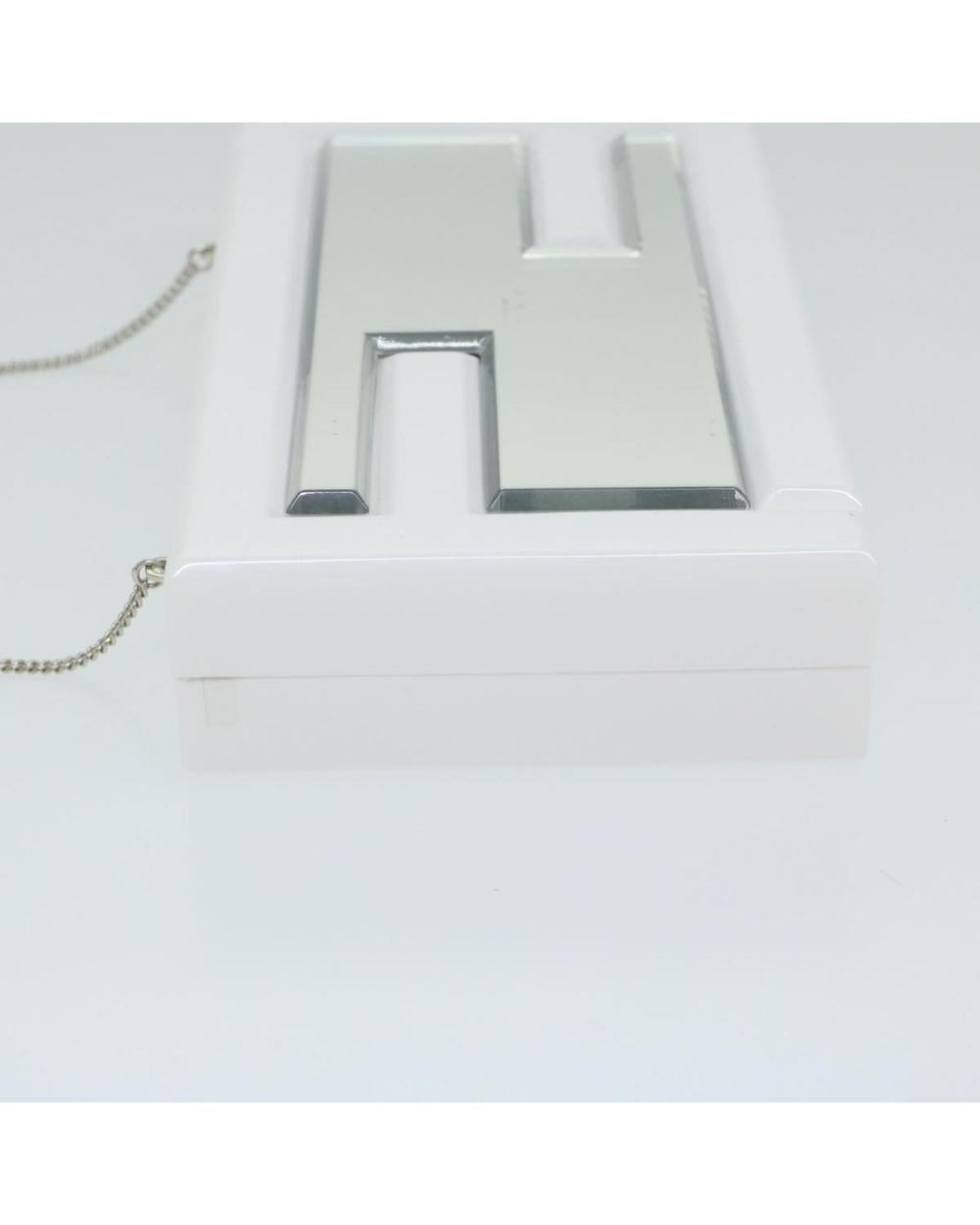 White Plastic Fendi Baguette