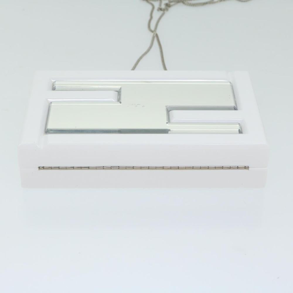White Plastic Fendi Shoulder Bag