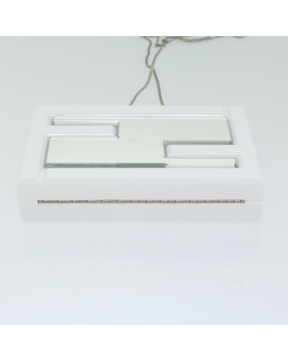 White Plastic Fendi Baguette