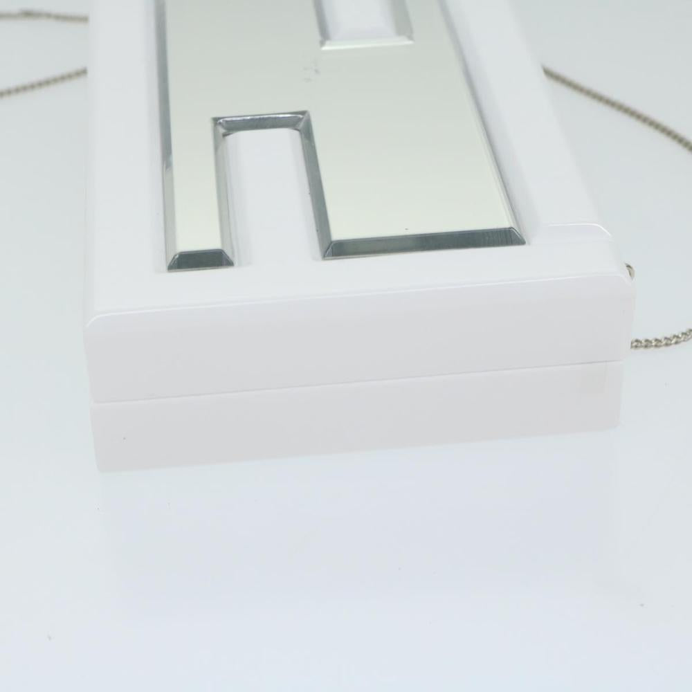 White Plastic Fendi Shoulder Bag