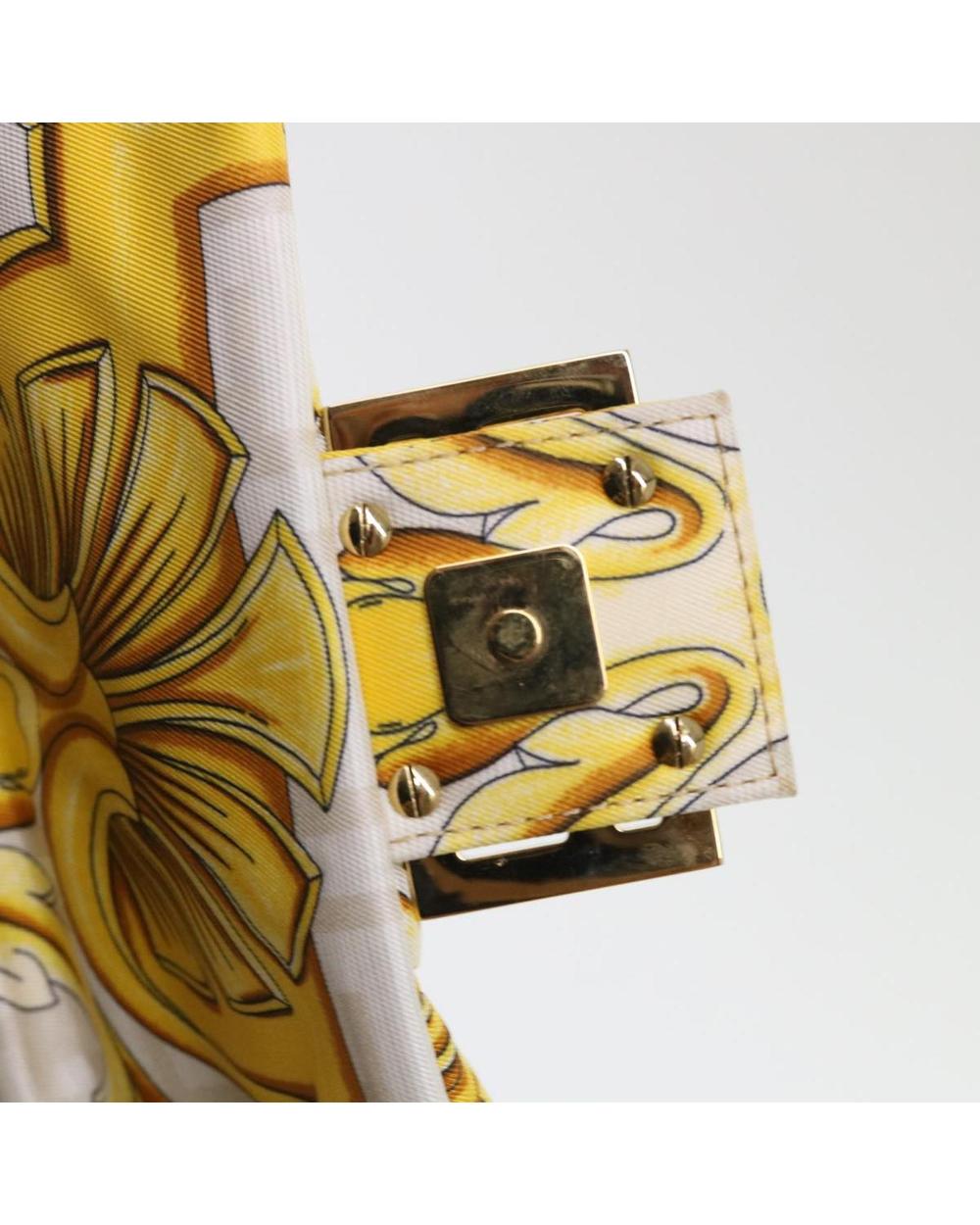 White Polyester Fendi Baguette
