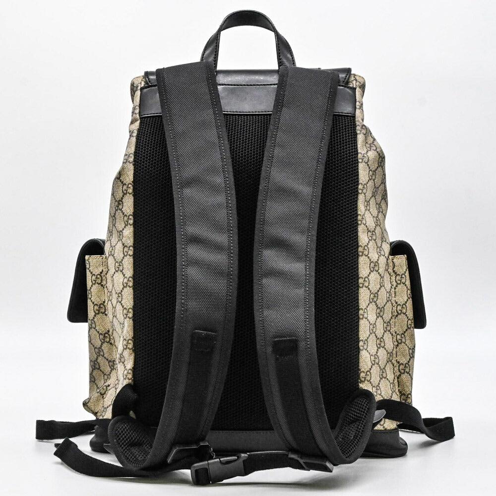 Beige Canvas Gucci Backpack