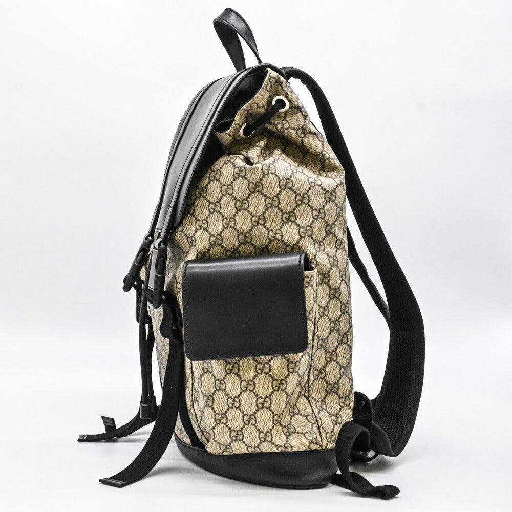 Beige Canvas Gucci Backpack