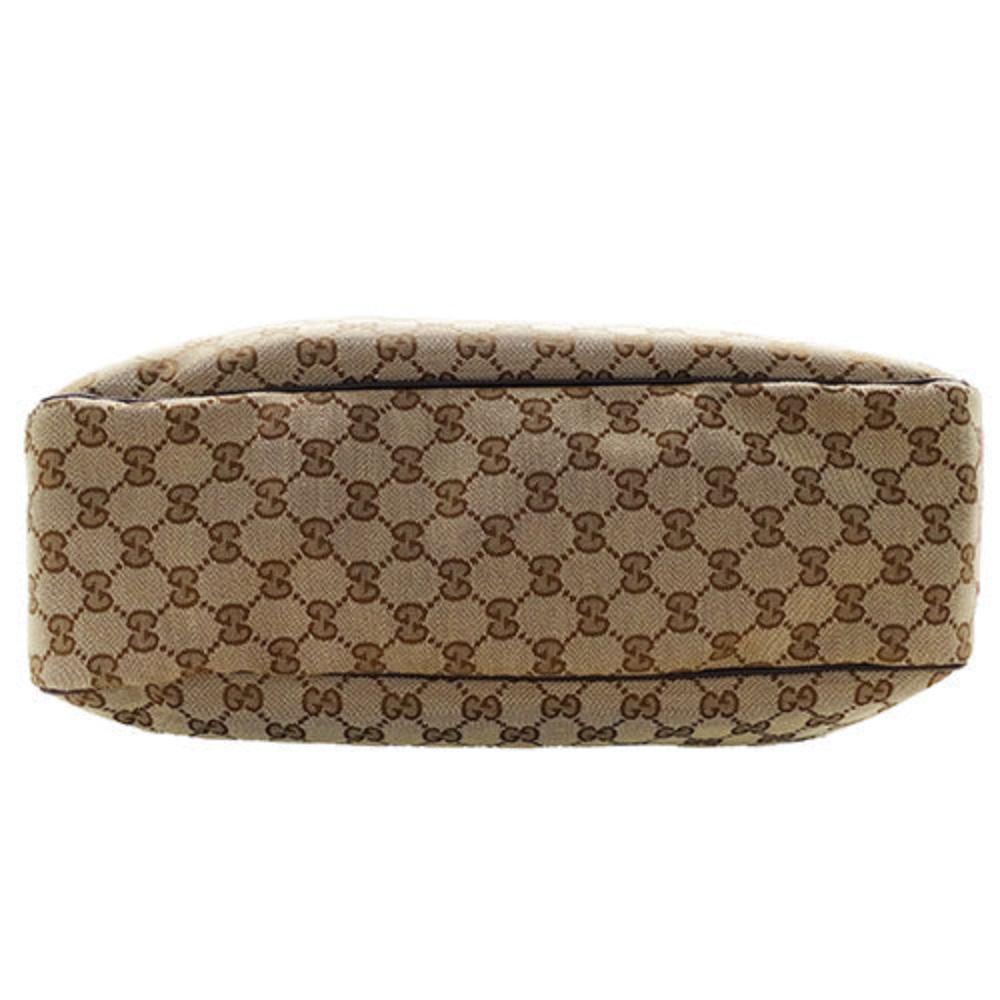 Beige Canvas Gucci Tote
