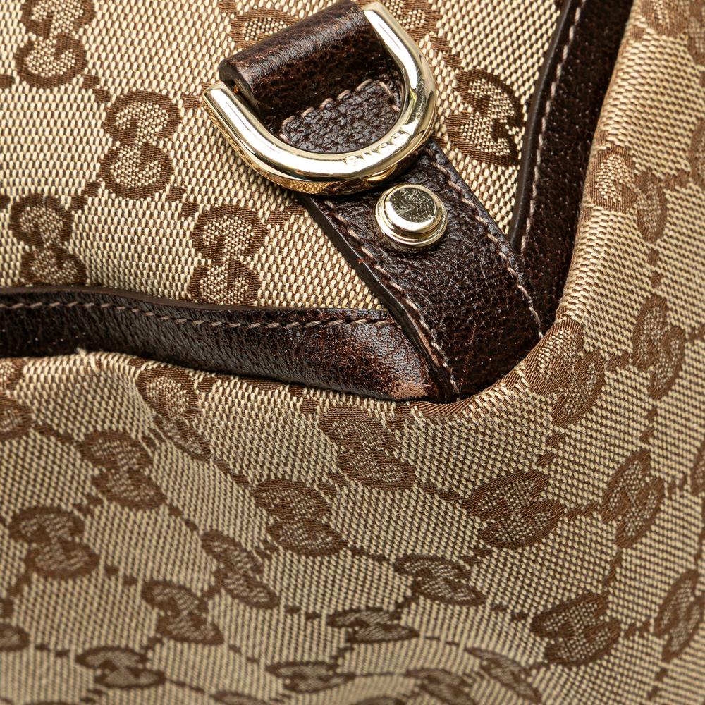 Brown Canvas Gucci Abbey