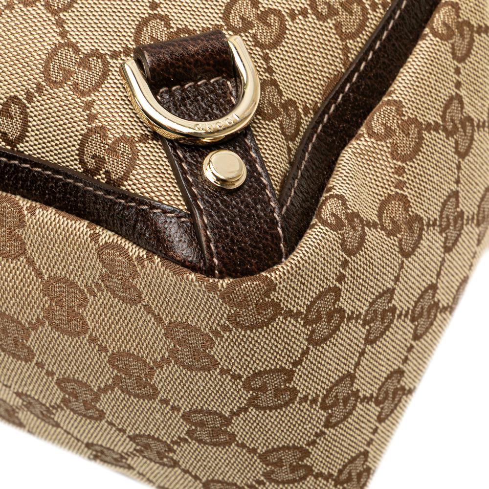 Brown Canvas Gucci Abbey