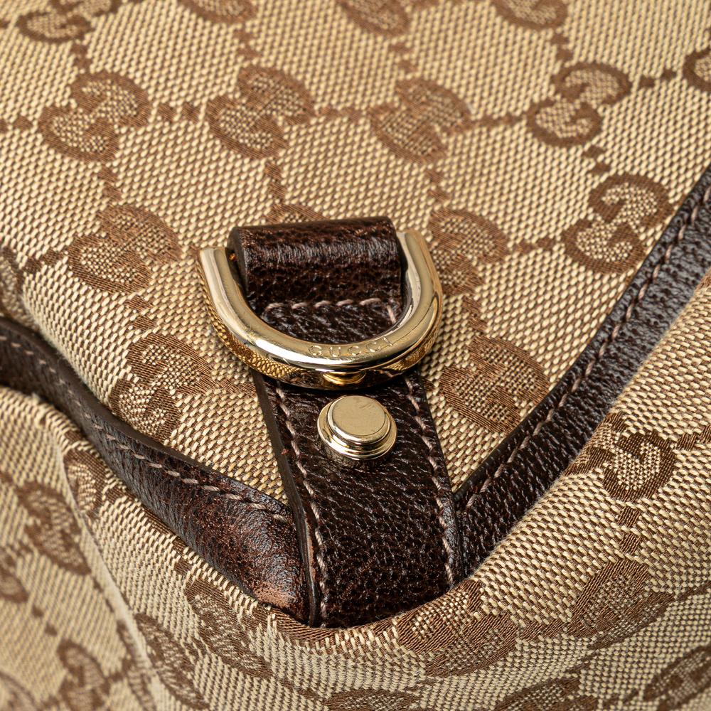 Brown Canvas Gucci Abbey