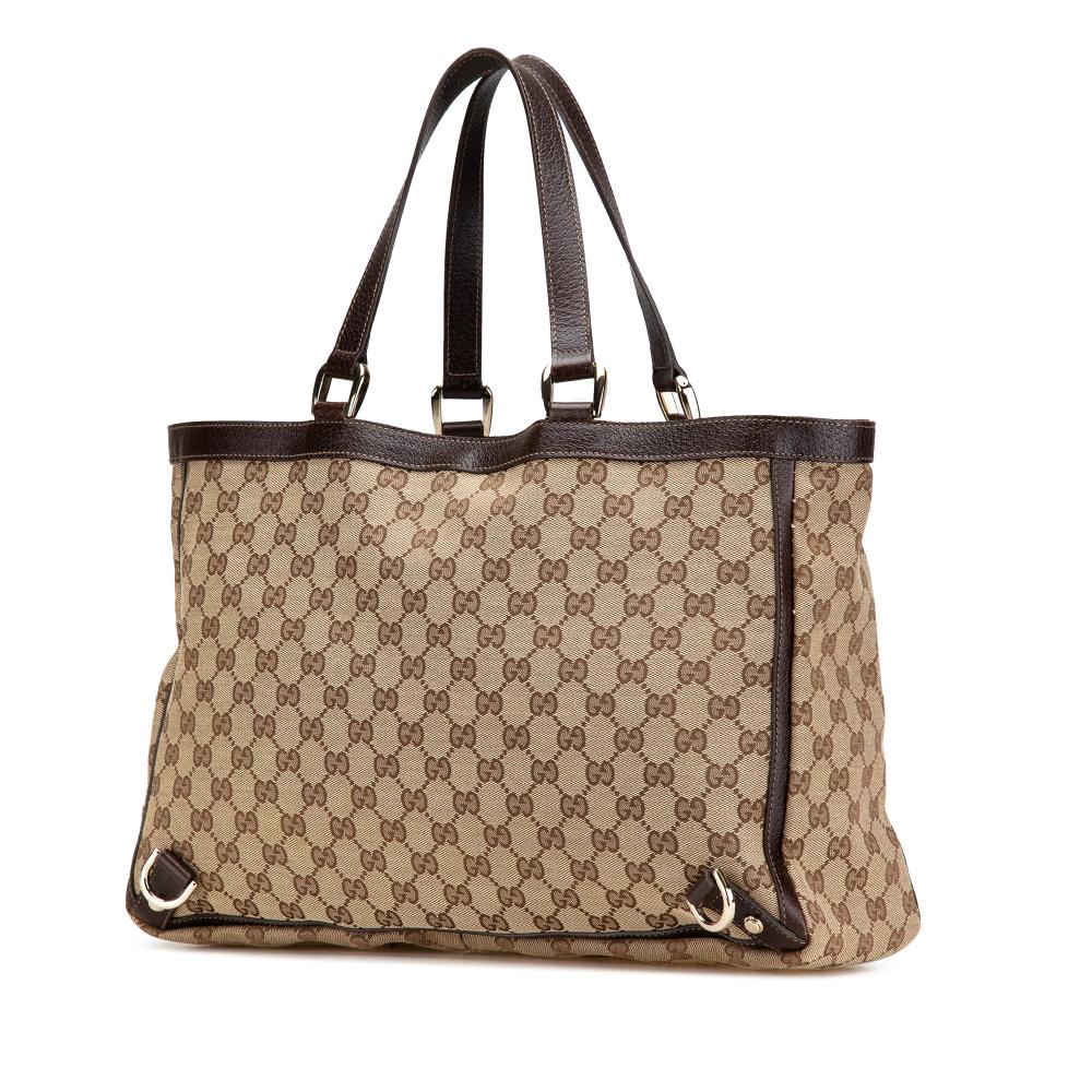 Brown Canvas Gucci Abbey