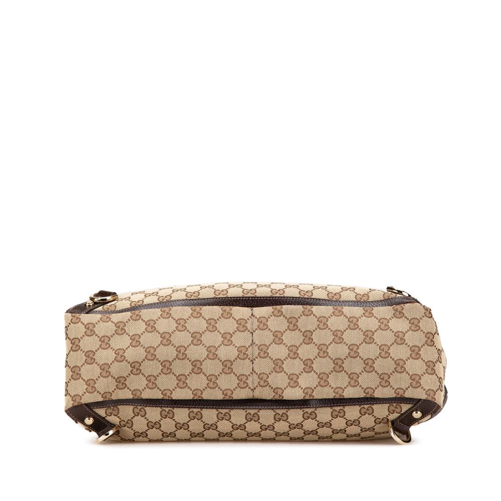 Brown Canvas Gucci Abbey