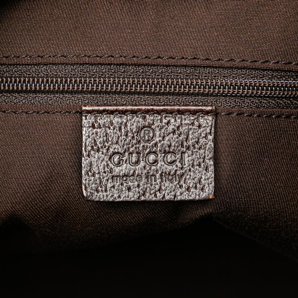Brown Canvas Gucci Abbey