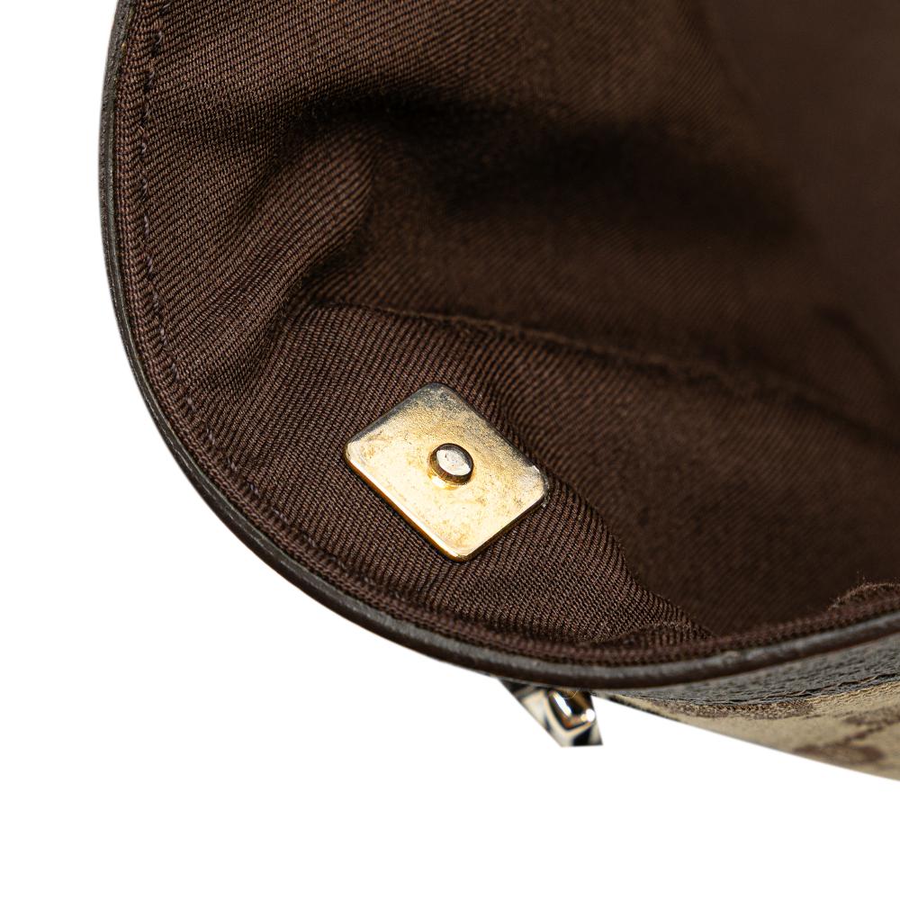 Brown Canvas Gucci Abbey