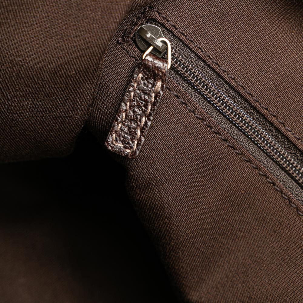 Brown Canvas Gucci Abbey