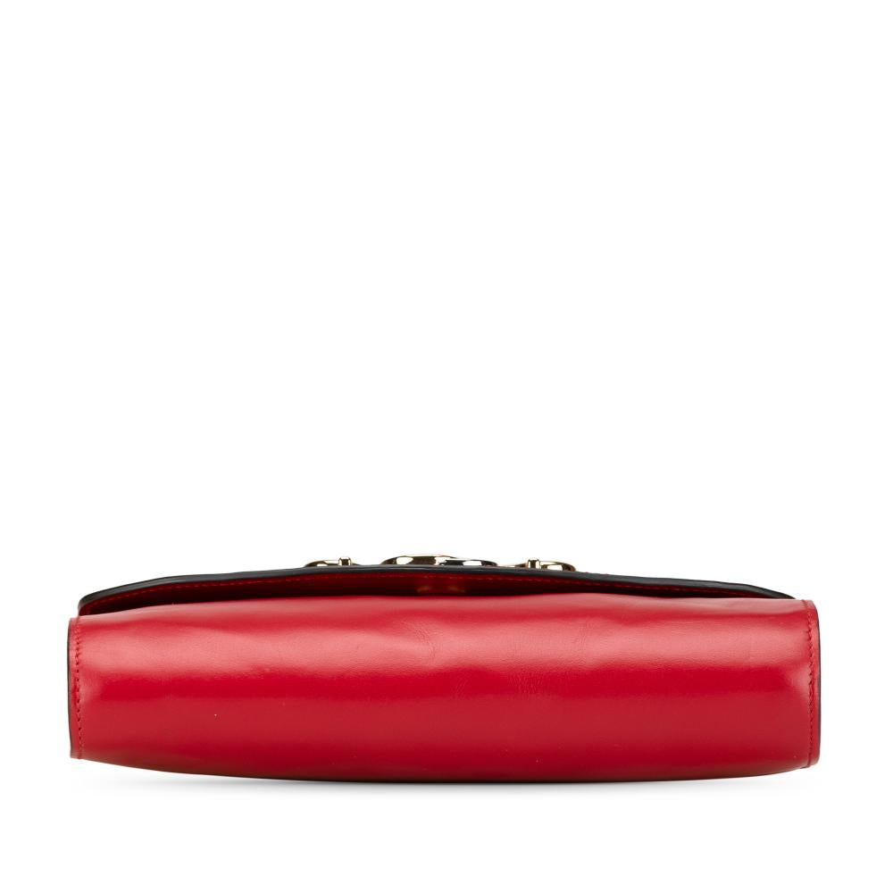 Red Leather Gucci Zumi