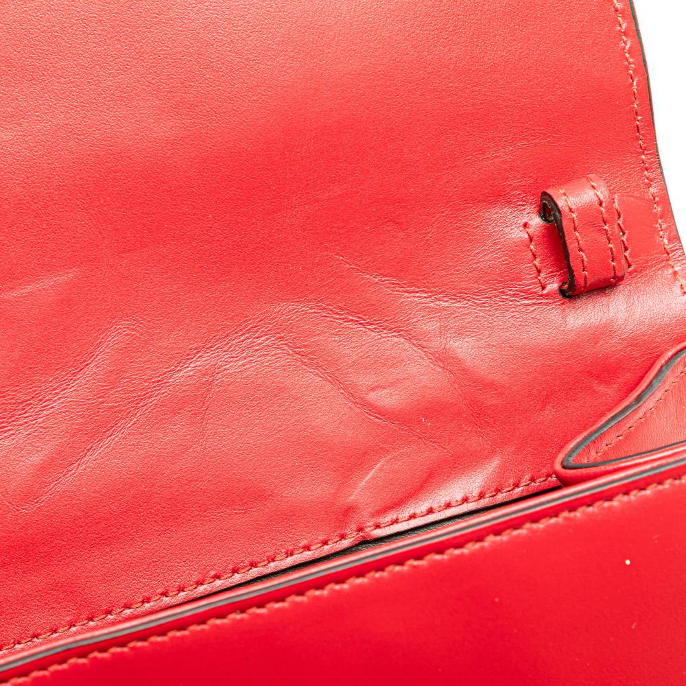 Red Leather Gucci Zumi