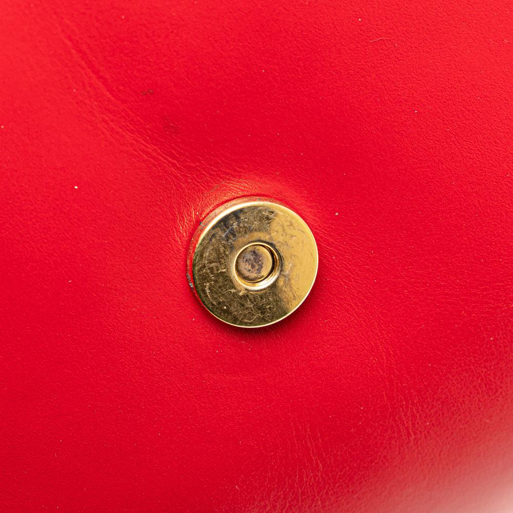 Red Leather Gucci Zumi