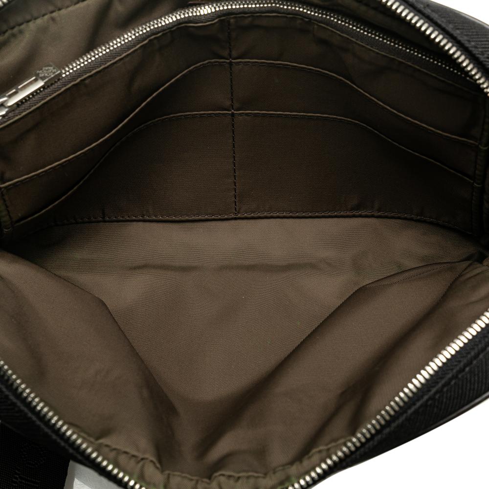 Black Canvas Louis Vuitton Damier Geant Associe