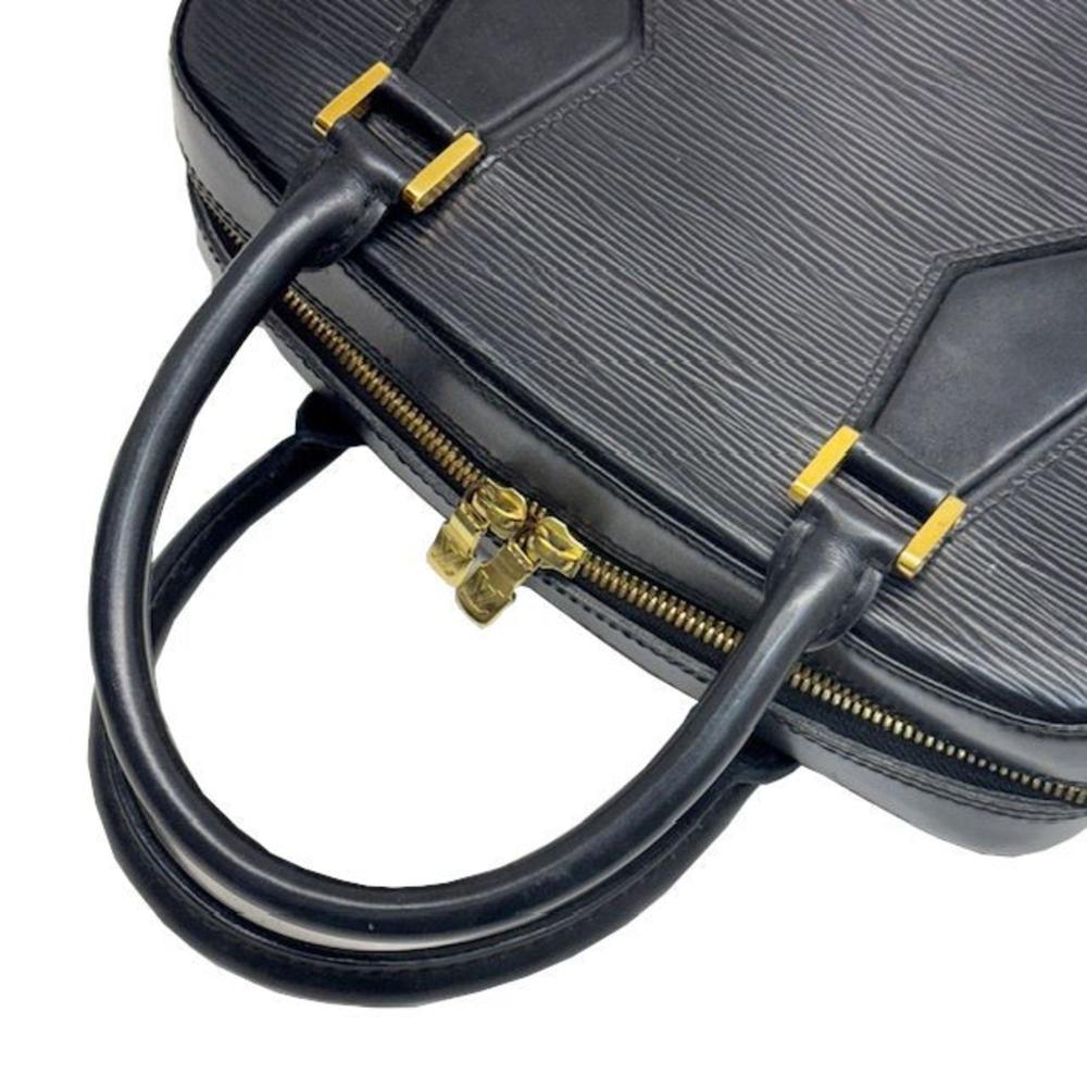Black Leather Louis Vuitton Sablon