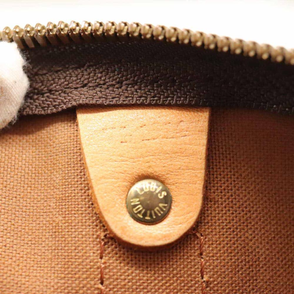 Brown Canvas Louis Vuitton Keepall
