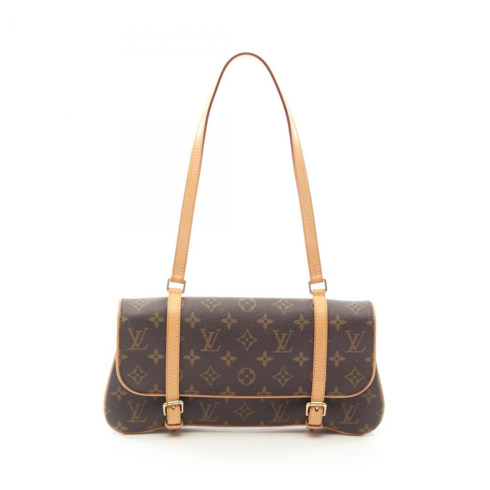 Brown Canvas Louis Vuitton Shoulder Bags