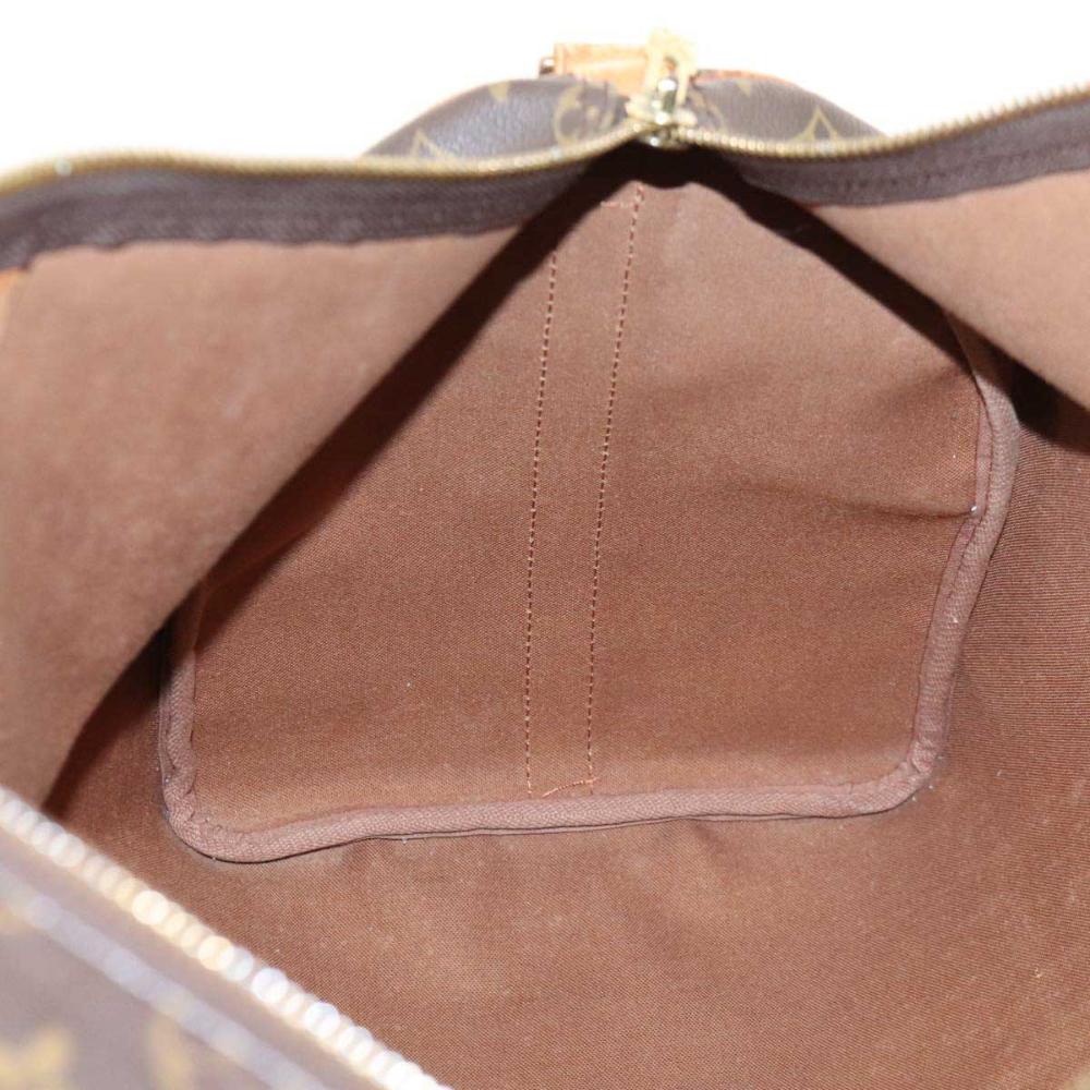 Brown Canvas Louis Vuitton Keepall