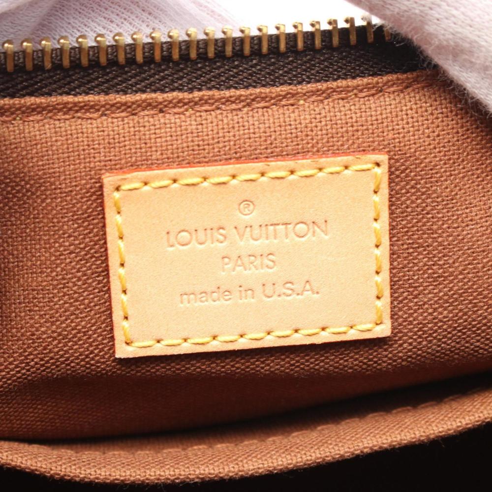 Brown Canvas Louis Vuitton Shoulder Bags