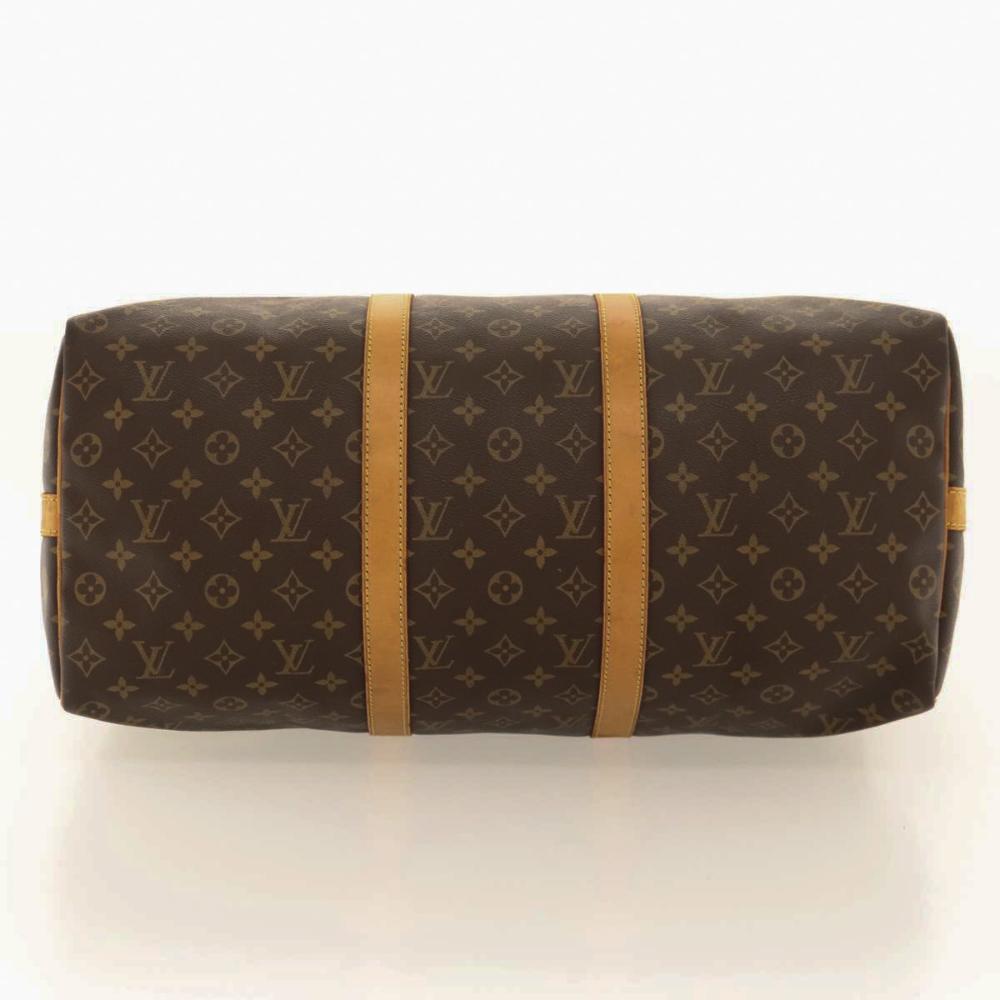 Brown Canvas Louis Vuitton Keepall