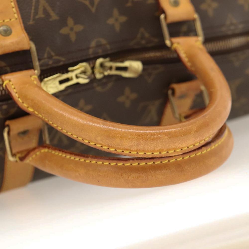 Brown Canvas Louis Vuitton Keepall
