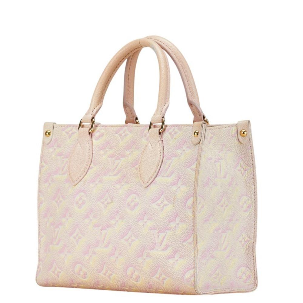 Pink Leather Louis Vuitton Handbag