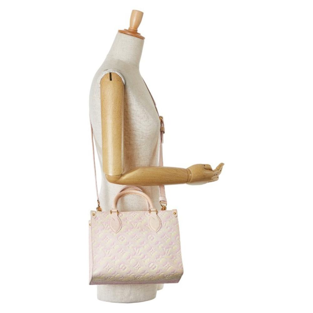 Pink Leather Louis Vuitton Handbag