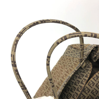 Beige Canvas Fendi Handbag
